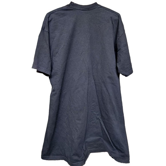 Tupac Black Heavy Weight Embellished T-Shirt Size 3XLT Rare Red Eyes Rap Band - Picture 6 of 8